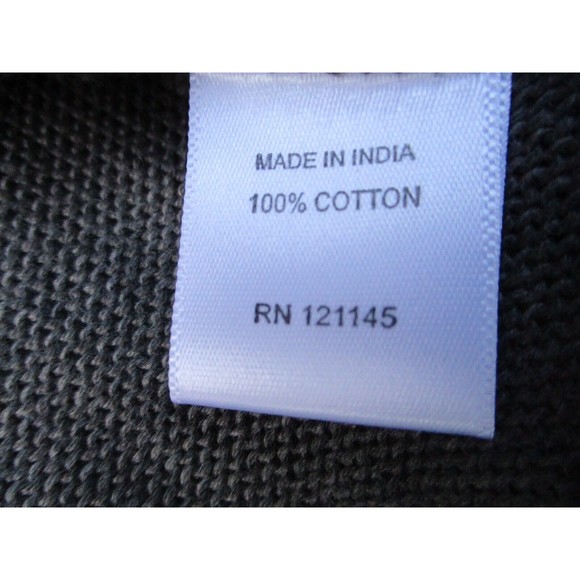 Casual Studio Sweater Women's Size XL Grey/Green Distress Wash Raw Edges - Picture 13 of 14